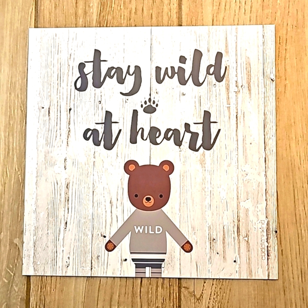 Cuddle + Kind Original/Retired "Wild" Oliver 10 x 10 Unframed Wall Art